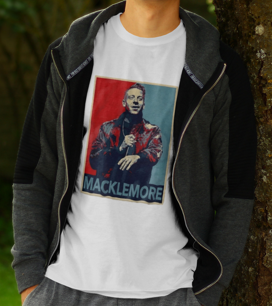 Macklemore Music Icon Red Blue T-Shirt