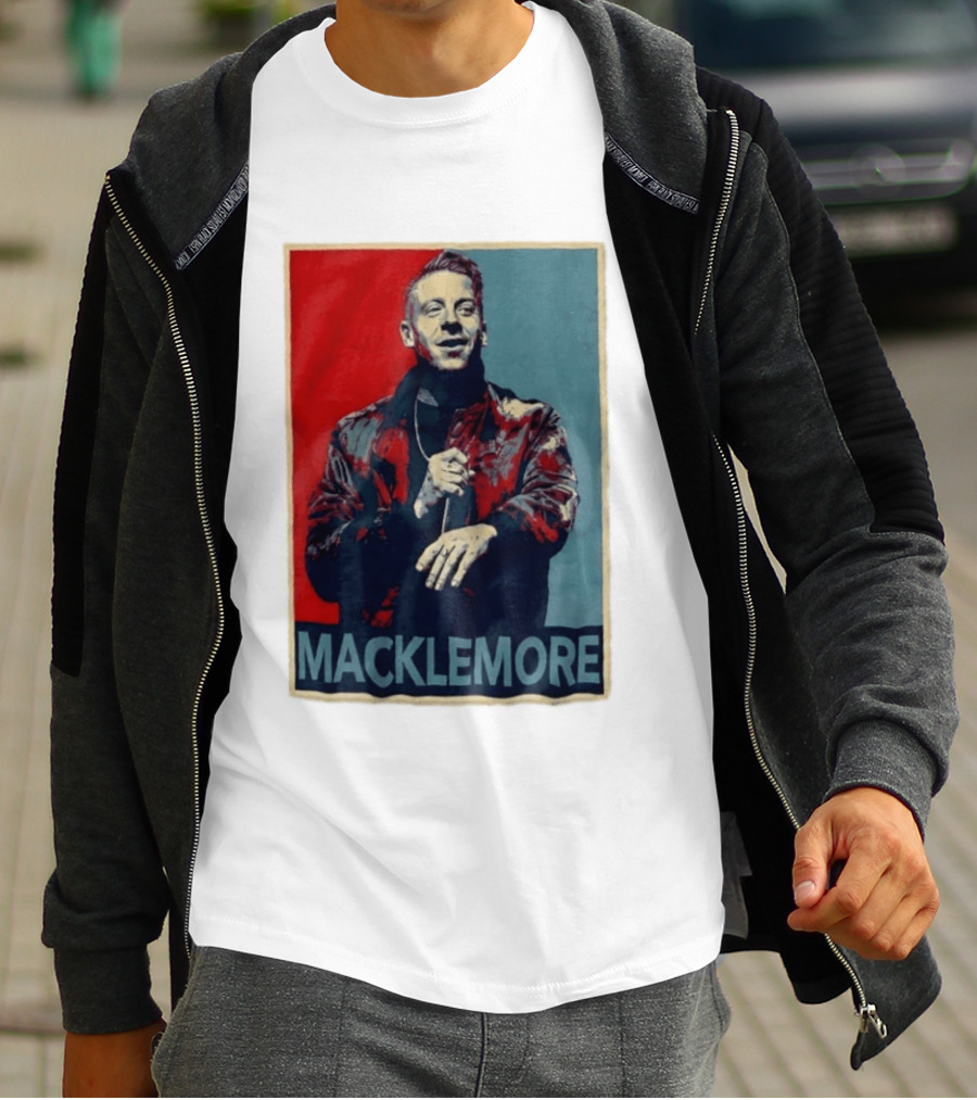 Macklemore Music Icon Red Blue T-Shirt