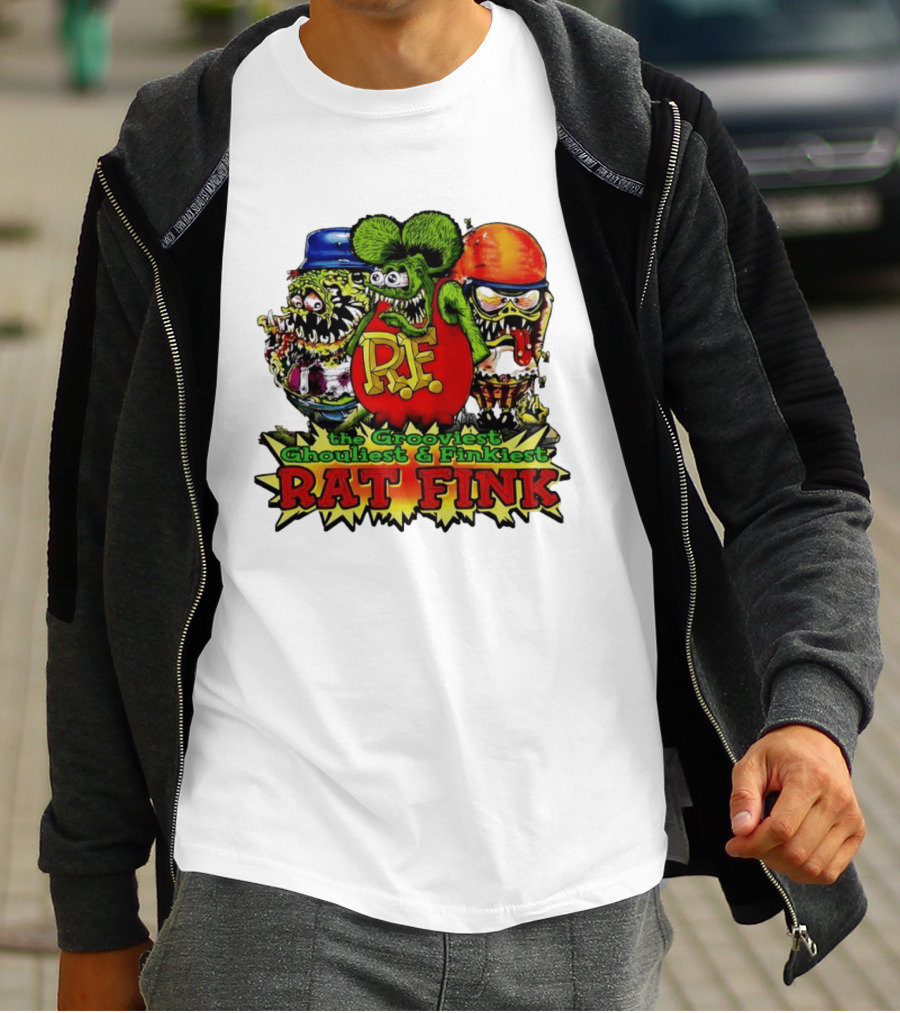 Grooviest Ghouliest Finkiest Rat Fink R.F. T-Shirt