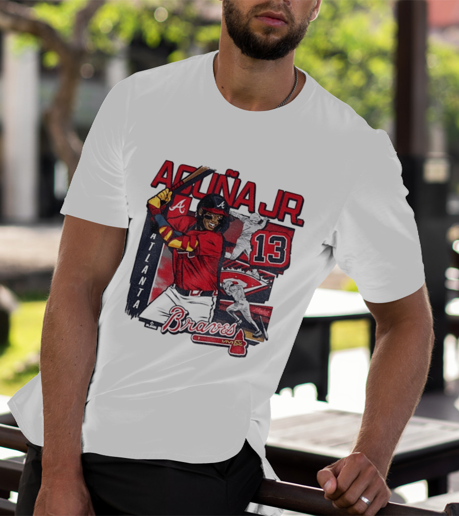 Acuña Jr. Atlanta Braves 13 Baseball Player MLB T-Shirt