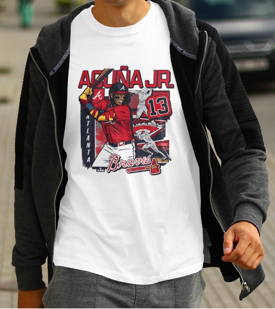 Acuña Jr. Atlanta Braves 13 Baseball Player MLB T-Shirt