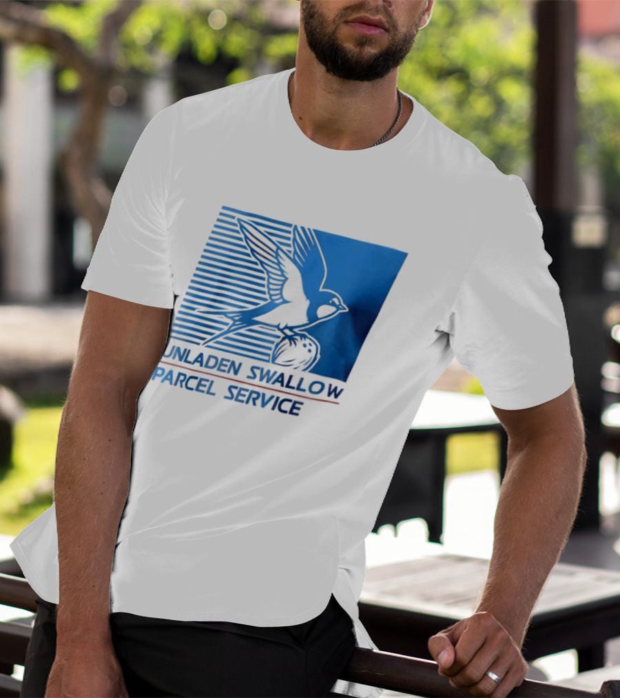 Unladen Swallow Parcel Service Monty Python T-Shirt
