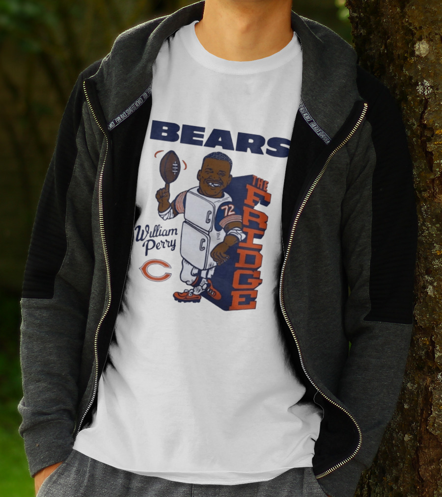 Chicago Bears William Perry The Fridge 72 Football T-Shirt