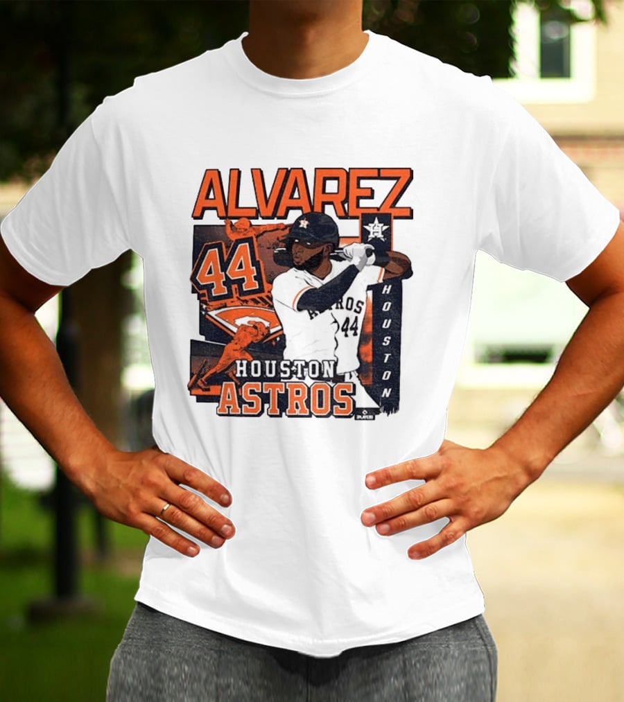 Yordan Alvarez 44 Houston Astros Player Edition MLB T-Shirt