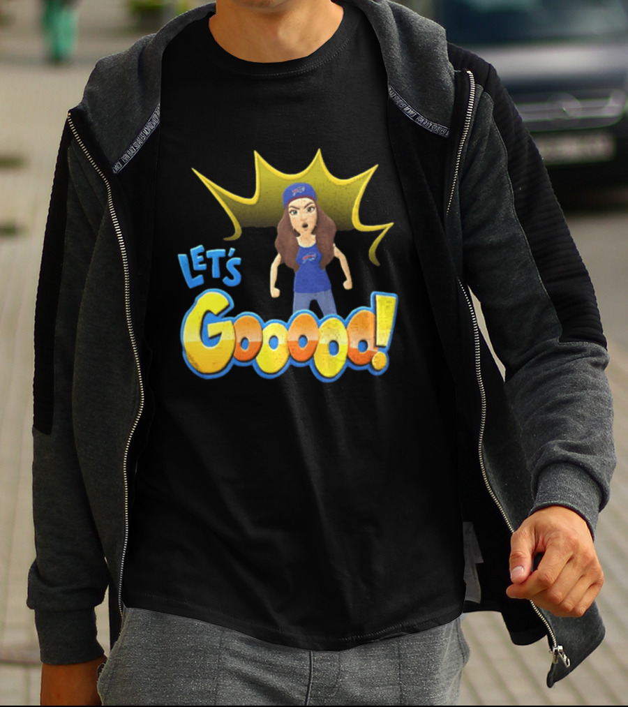 Buffalo Bills Let's Gooooo Football Enthusiast Team Spirit T-Shirt