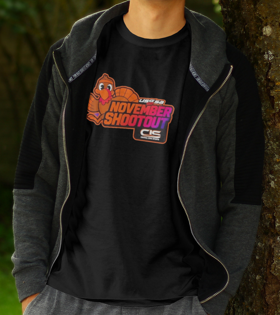 USSSA Iowa November Shootout CIS Central Iowa Sports Turkey 2026 T-Shirt