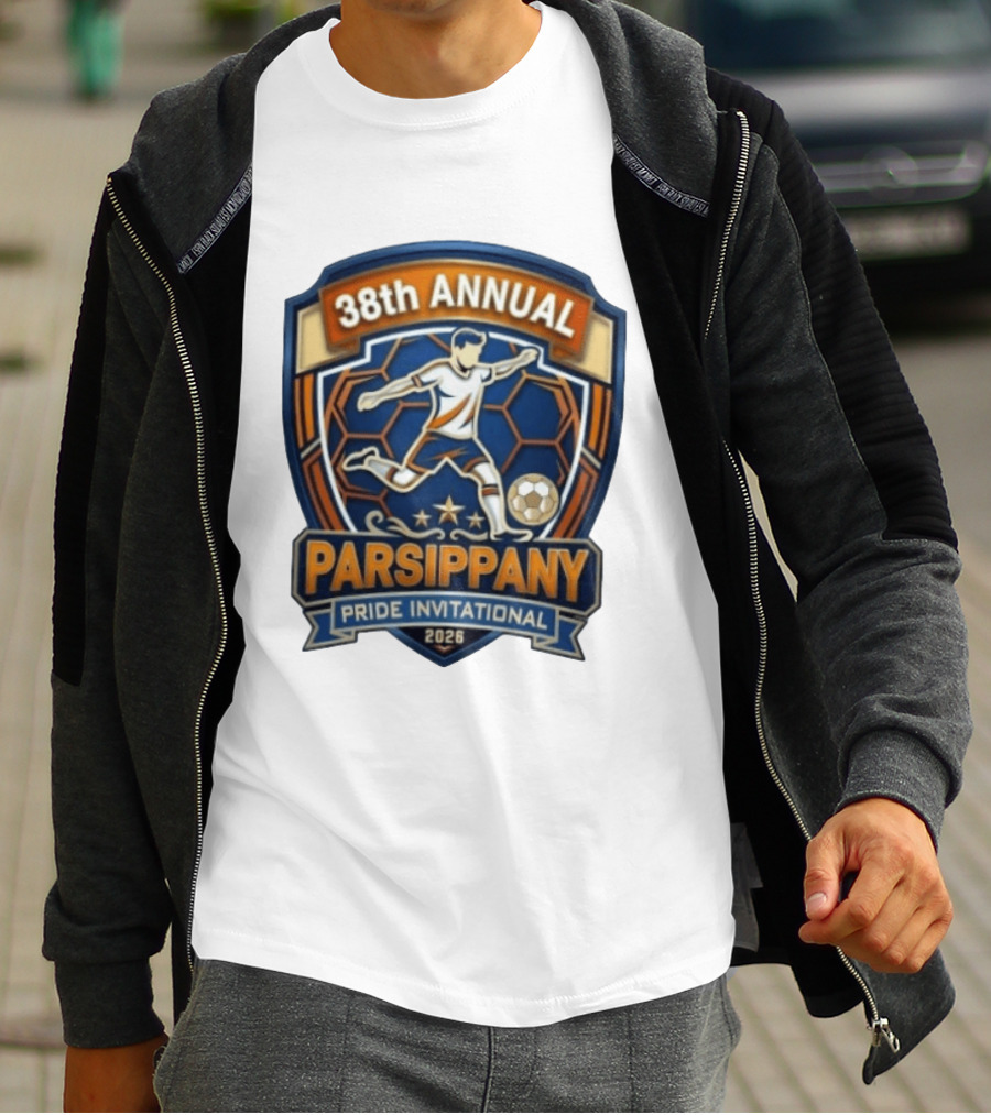 38th Annual Parsippany Pride Invitational 2026 Soccer Event T-Shirt