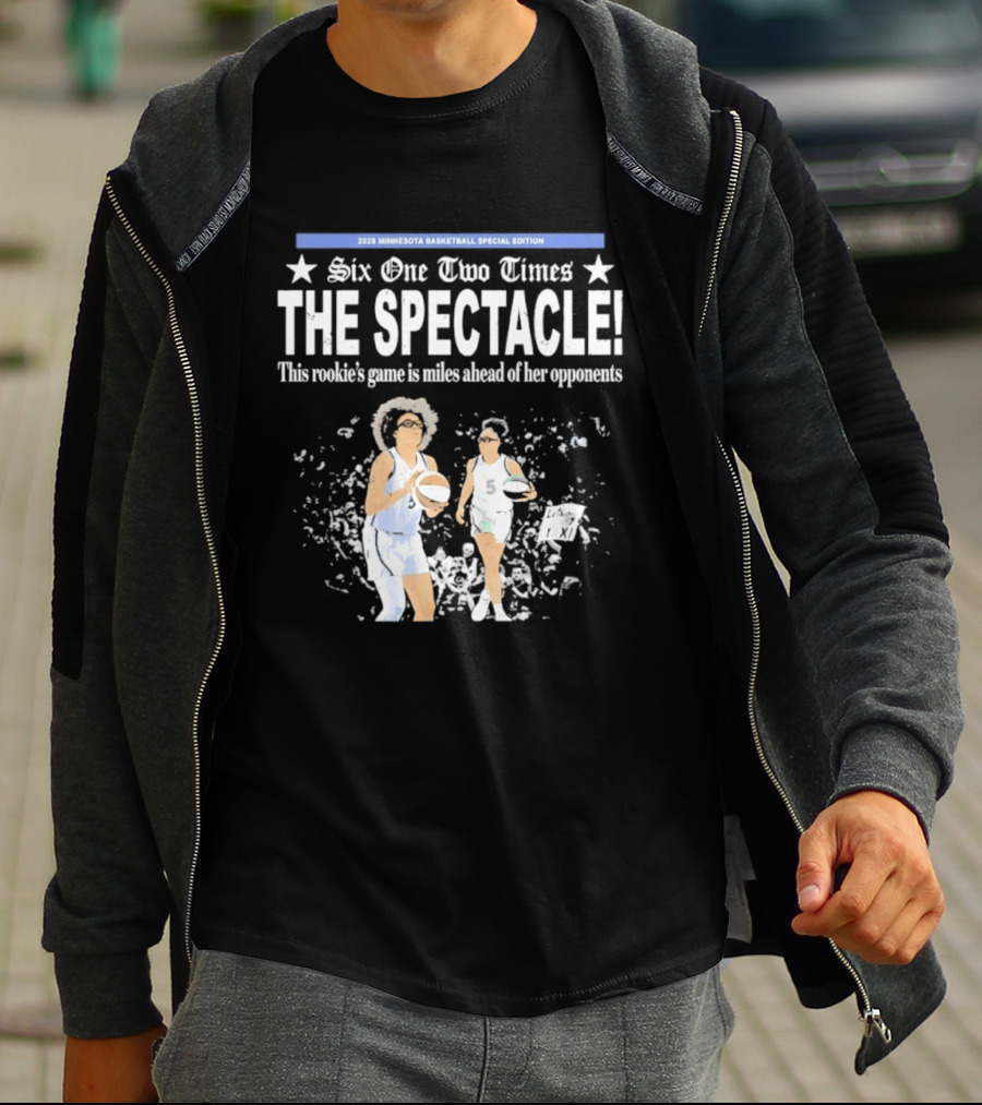 2026 Minnesota Basketball Special Edition Six One Two Times The Spectacle Rookie Game T-Shirt