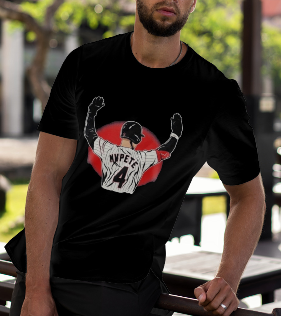 Mvpete 4 Pete Crow Armstrong Baseball Celebration T-Shirt