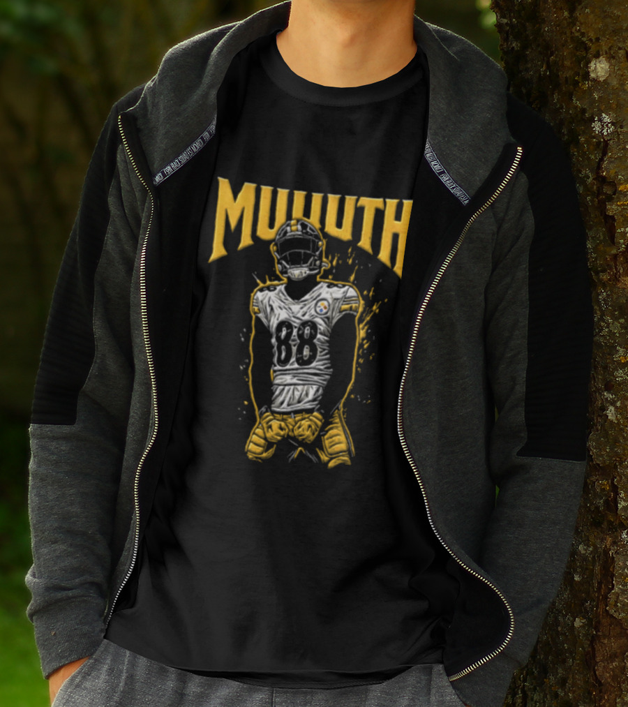 MUUTH Pat Freiermuth 88 Pittsburgh Steelers T-Shirt