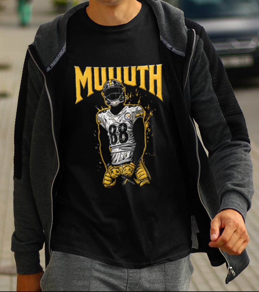 MUUTH Pat Freiermuth 88 Pittsburgh Steelers T-Shirt