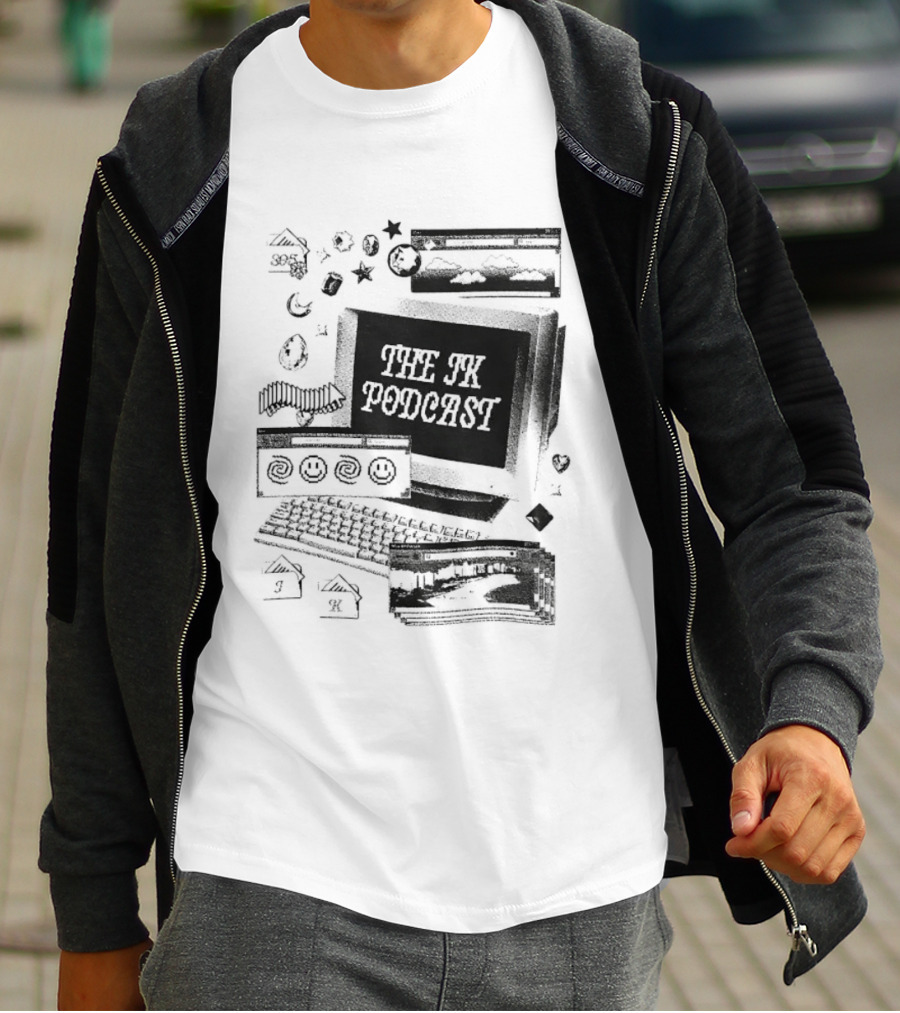 The JK Podcast 305 Computer Y2K Nostalgia Vintage Tech T-Shirt