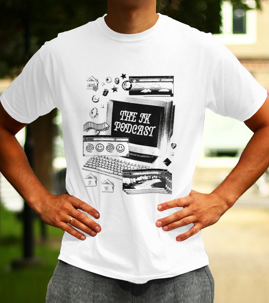 The JK Podcast 305 Computer Y2K Nostalgia Vintage Tech T-Shirt