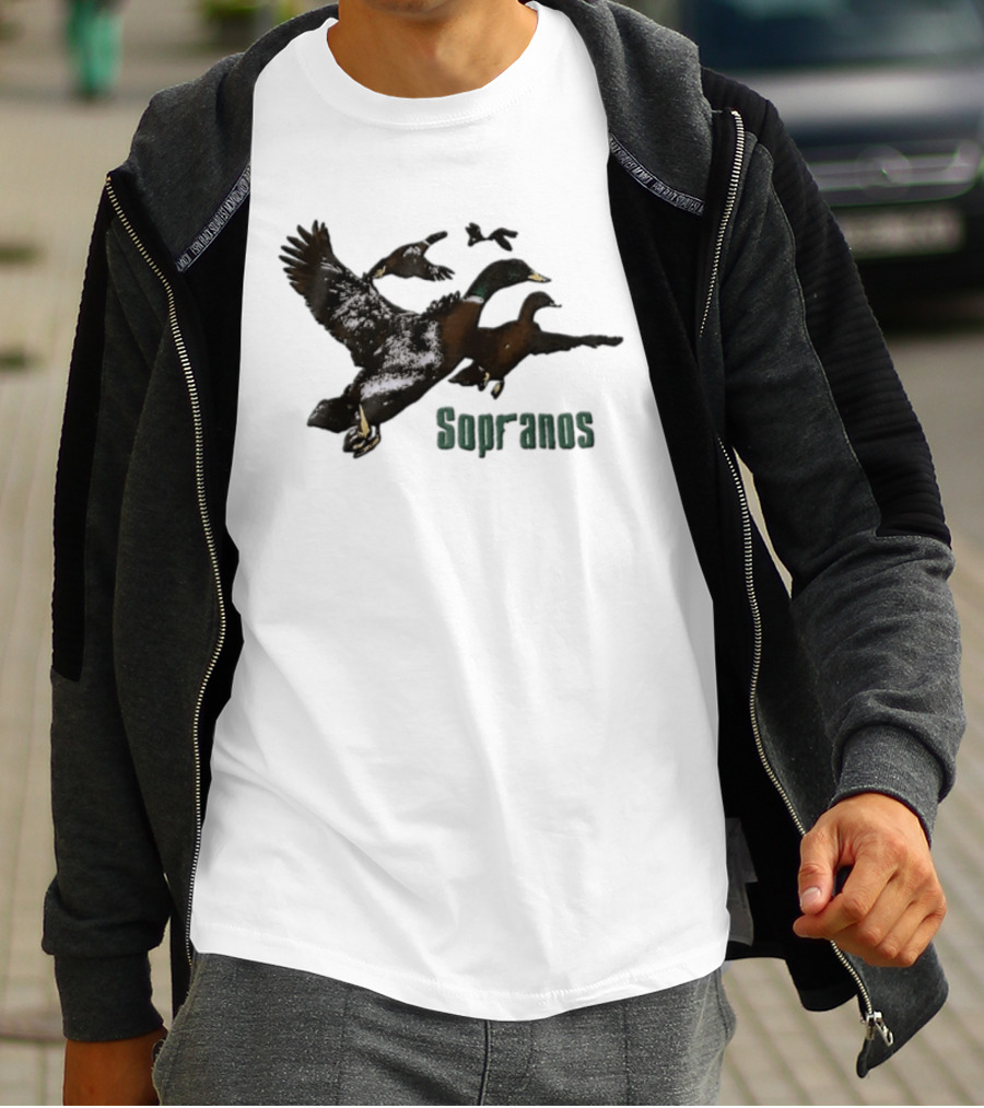 Sopranos Ducks Flying Scene Iconic TV Show Moment T-Shirt