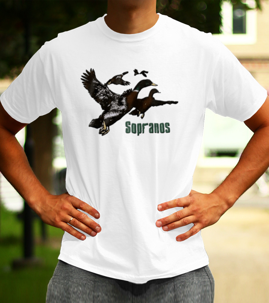 Sopranos Ducks Flying Scene Iconic TV Show Moment T-Shirt