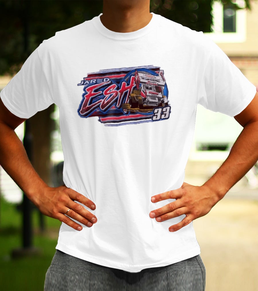 Jared Esh 33 Sprint Car Racing Ezra's Point Competition T-Shirt