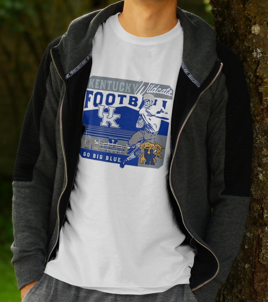 Kentucky Wildcats Football Go Big Blue Kroger Field UK Wildcats T-Shirt