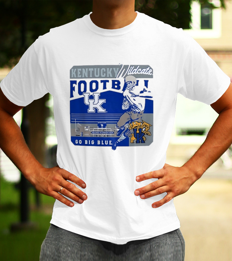 Kentucky Wildcats Football Go Big Blue Kroger Field UK Wildcats T-Shirt
