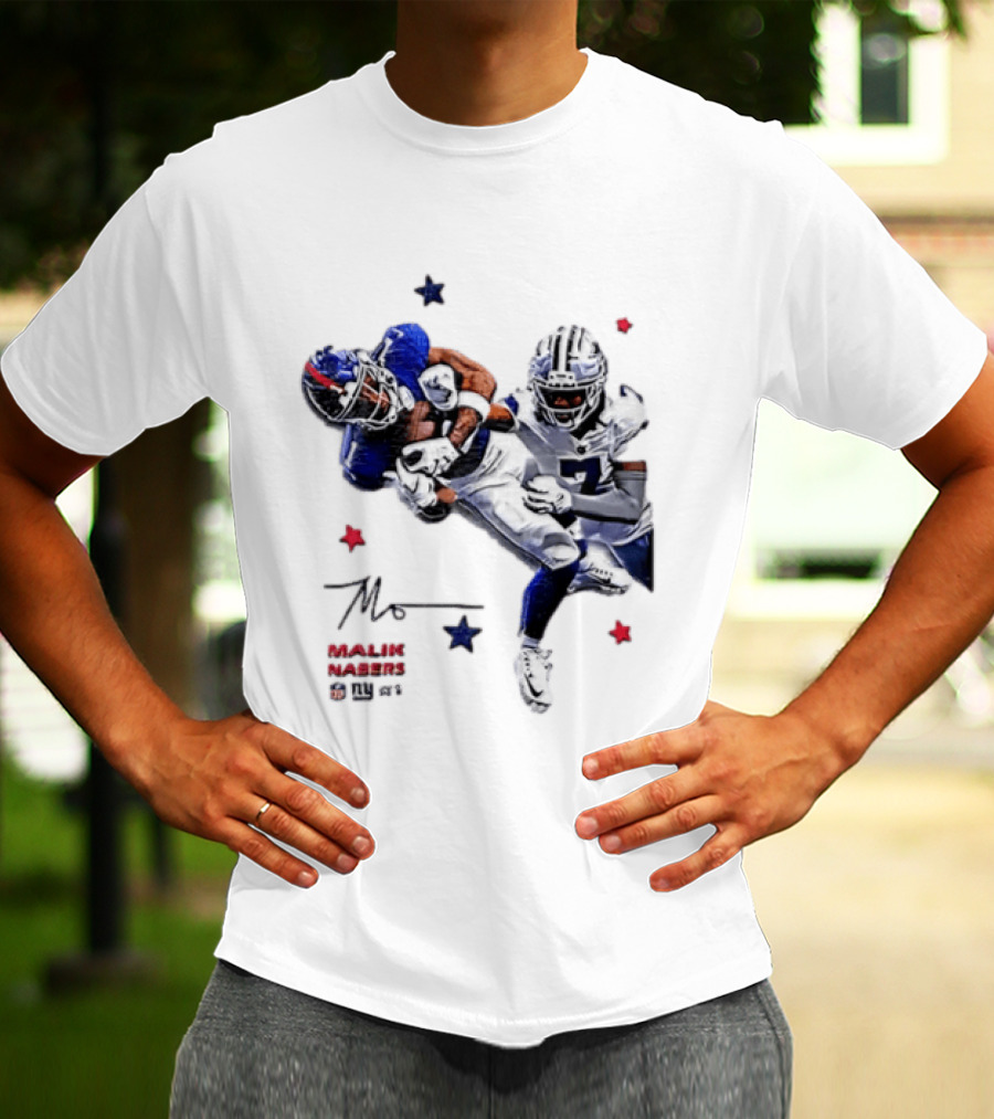 Malik Nabers New York Giants Cowboys Matchup Highlight T-Shirt