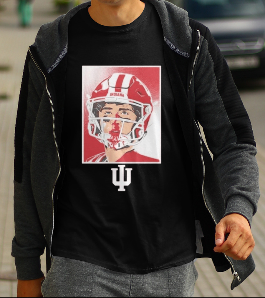Josh Hoover Indiana Hoosiers Football Bloody Face T-Shirt