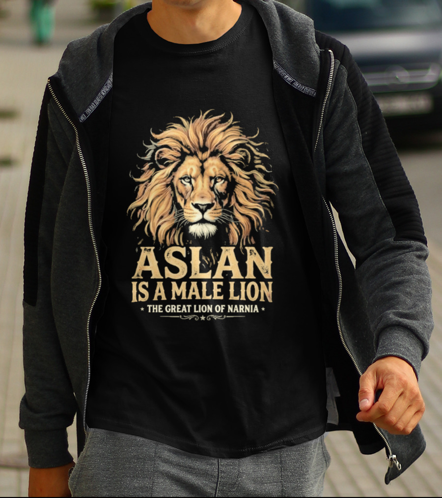 Aslan Is A Male Lion The Great Lion Of Narnia T-Shirt