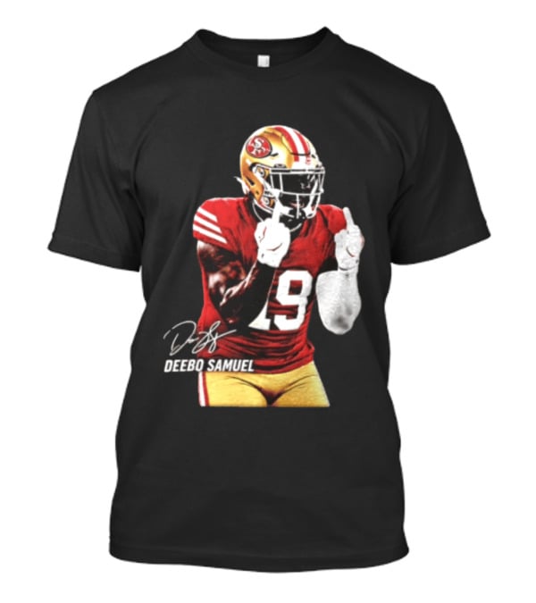 Deebo Samuel Number 19 San Francisco 49ers Signature Gesture T-Shirt