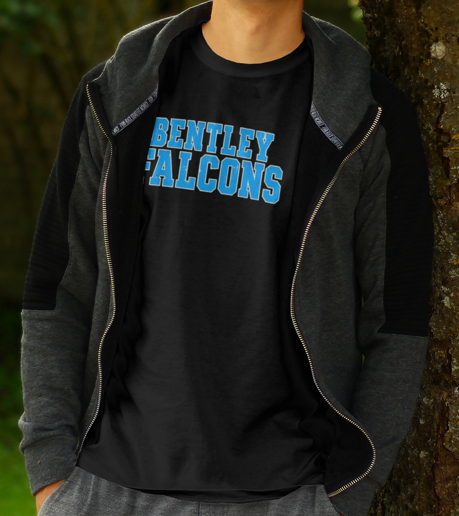 Bentley Falcons Distressed NCAA College Sports T-Shirt