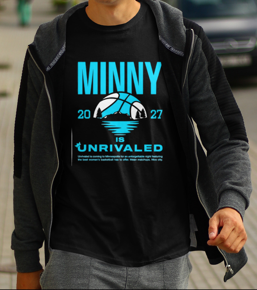 Minny 2027 Unrivaled Basketball Season 3 Bus Tour Event T-Shirt