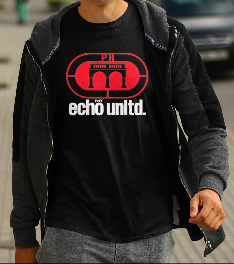 Echo Unltd Red Archway Icon Urban Fashion T-Shirt