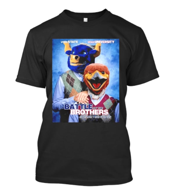 Utah State Utah University Battle Of The Brothers Sept 19th Salt Lake City T-Shirt