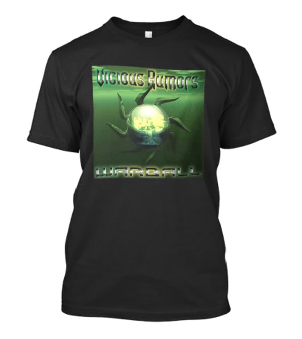 Vicious Rumors Warball Album Cover Heavy Metal Band Music T-Shirt