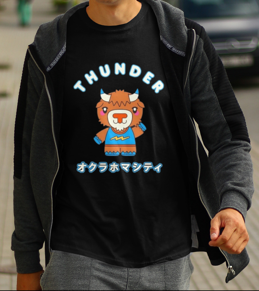 THUNDER Oklahoma City Kawaii T-Shirt