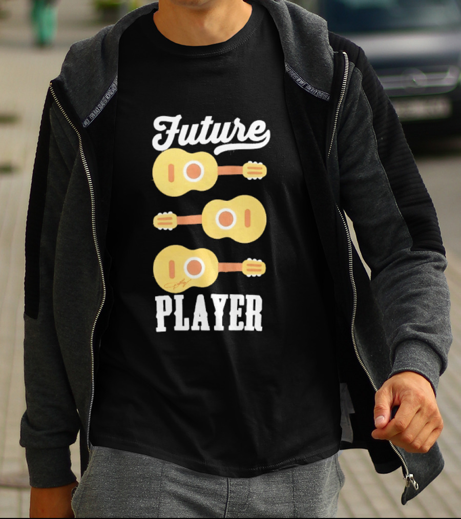 Future Dolly Guitar Music Player T-Shirt