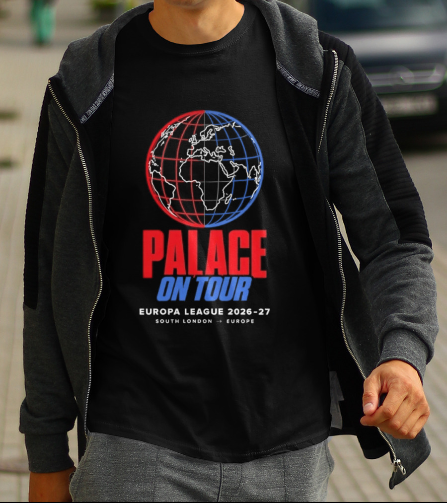 Palace On Tour Europa League 2026 27 South London Europe Global Soccer Journey T-Shirt