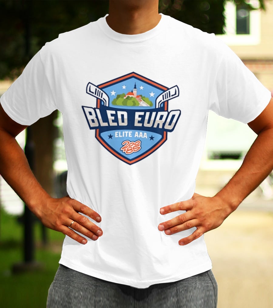 Bled Euro Elite AAA 2026 200x85 Tournament Series Hockey Shield T-Shirt