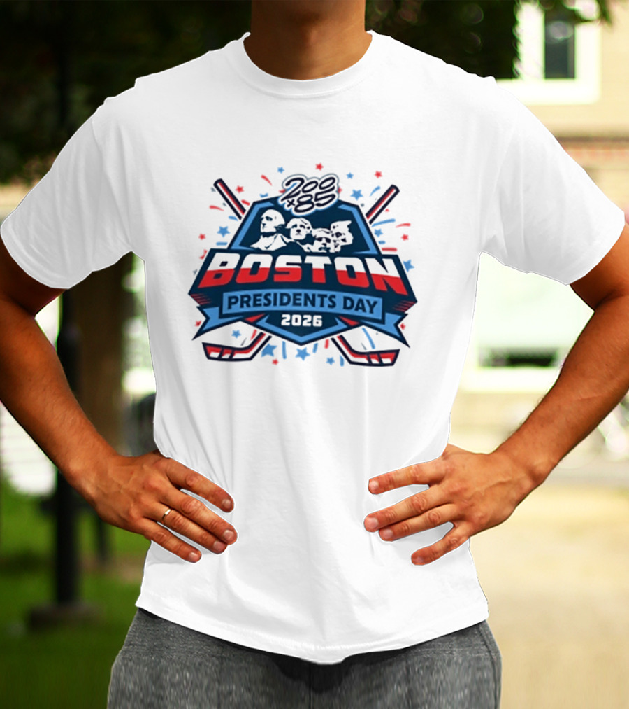 Boston Presidents Day 2026 200×85 Tournament Series T-Shirt