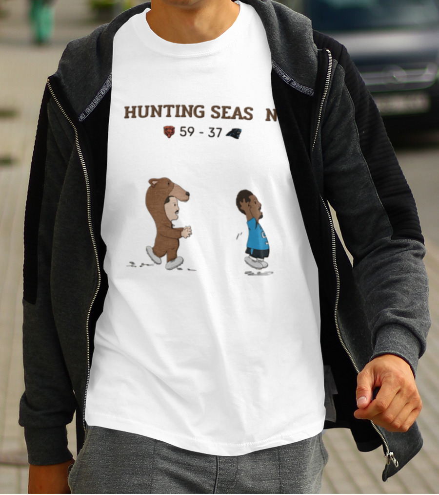 Hunting Season Chicago Bears 59 37 Carolina Panthers T-Shirt