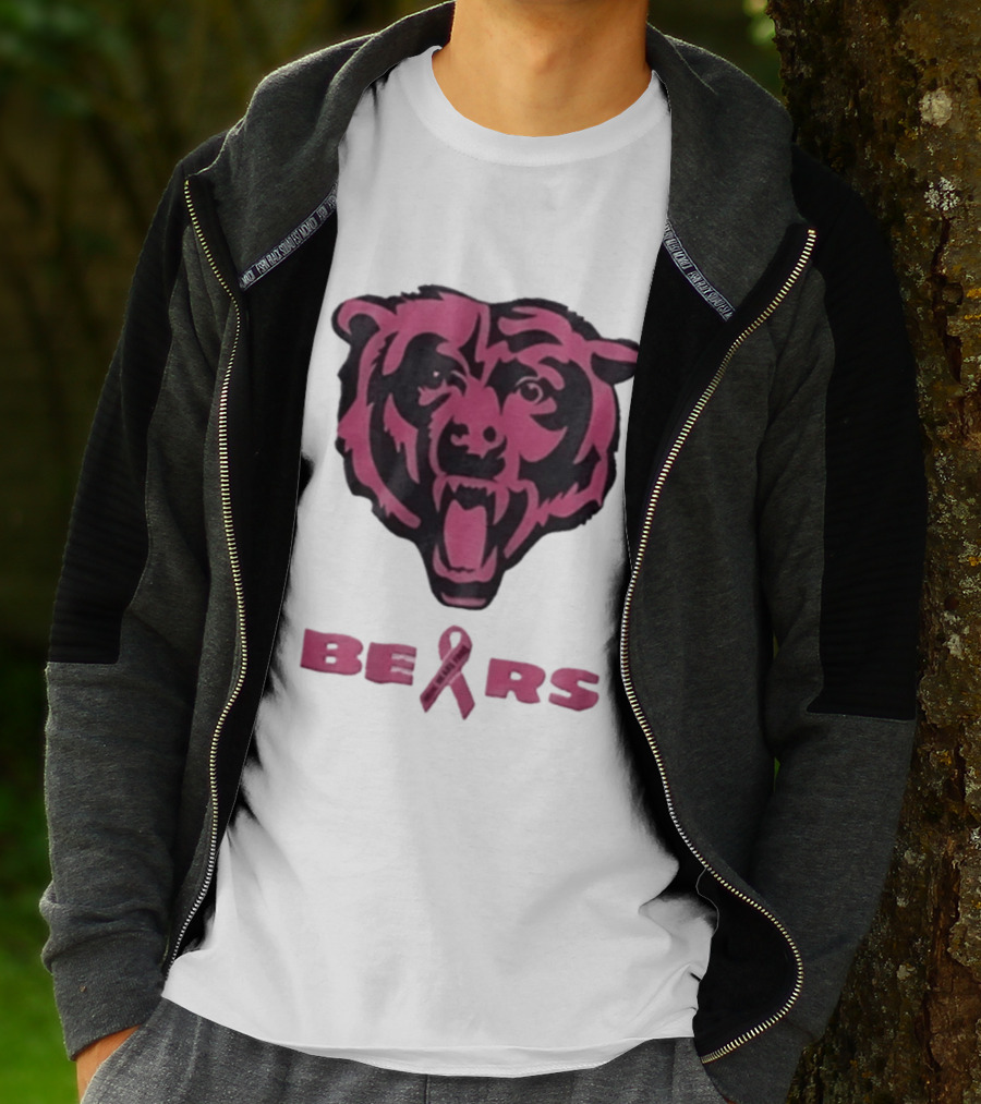 Chicago Bears Real Fans Wear Pink Breast Cancer Awareness 2026 T-Shirt