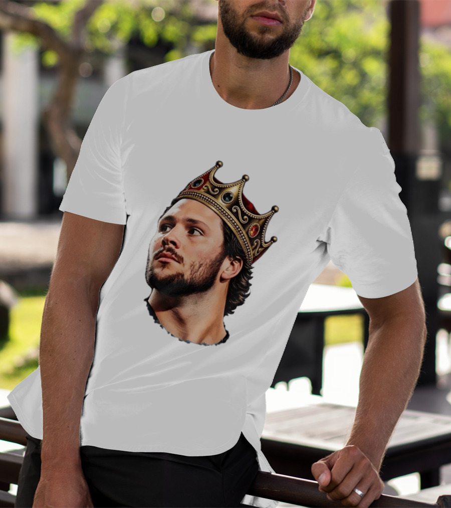 Josh Allen Buffalo Bills King Crown Football T-Shirt