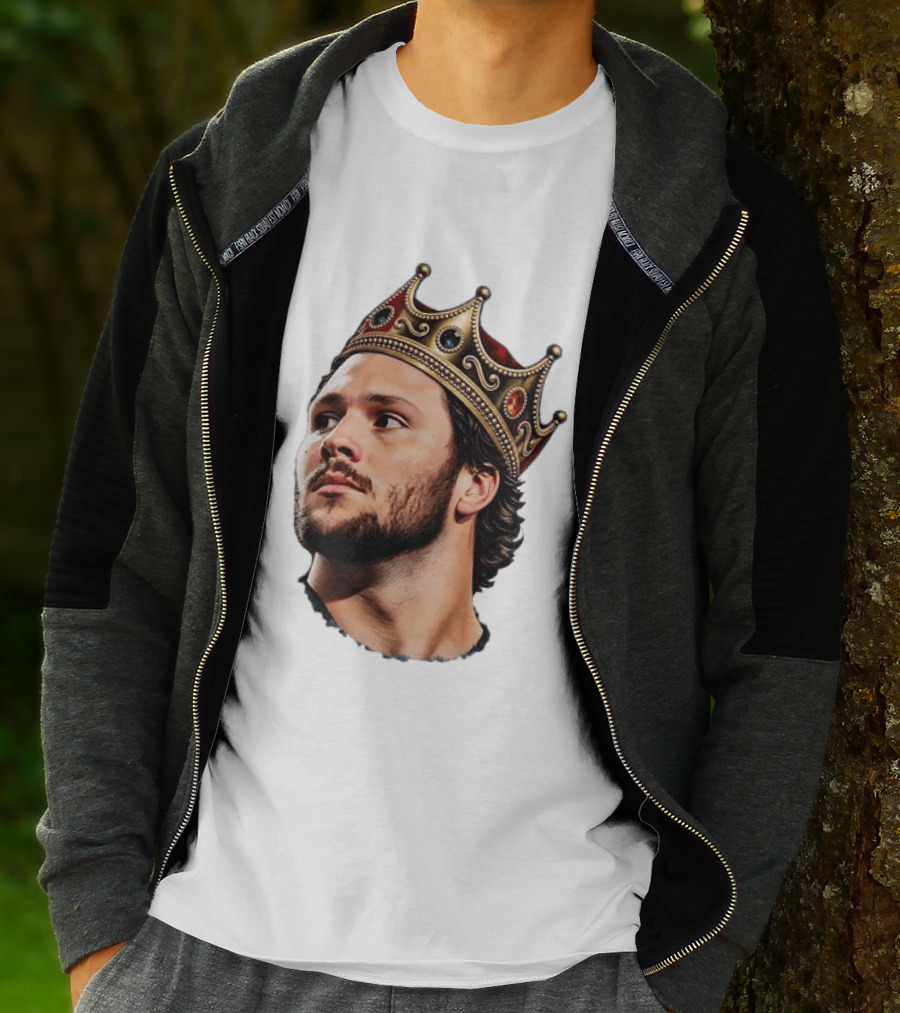 Josh Allen Buffalo Bills King Crown Football T-Shirt