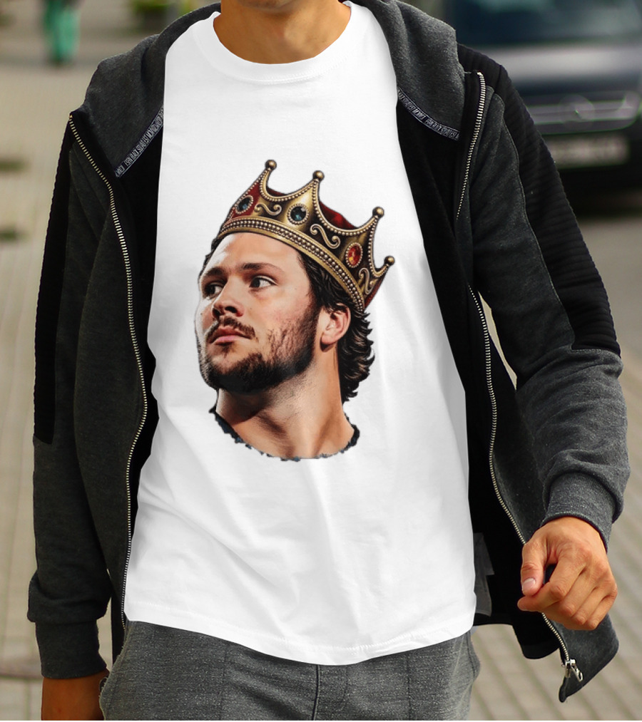 Josh Allen Buffalo Bills King Crown Football T-Shirt
