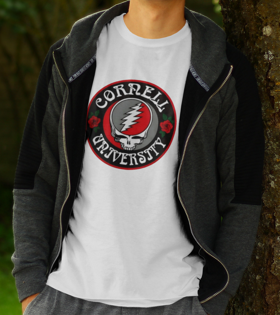 Cornell University Grateful Dead Steal Your Face Roses 2026 T-Shirt