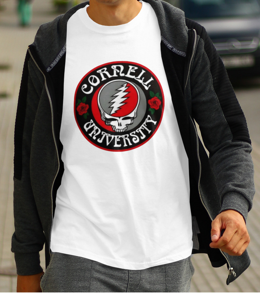 Cornell University Grateful Dead Steal Your Face Roses 2026 T-Shirt