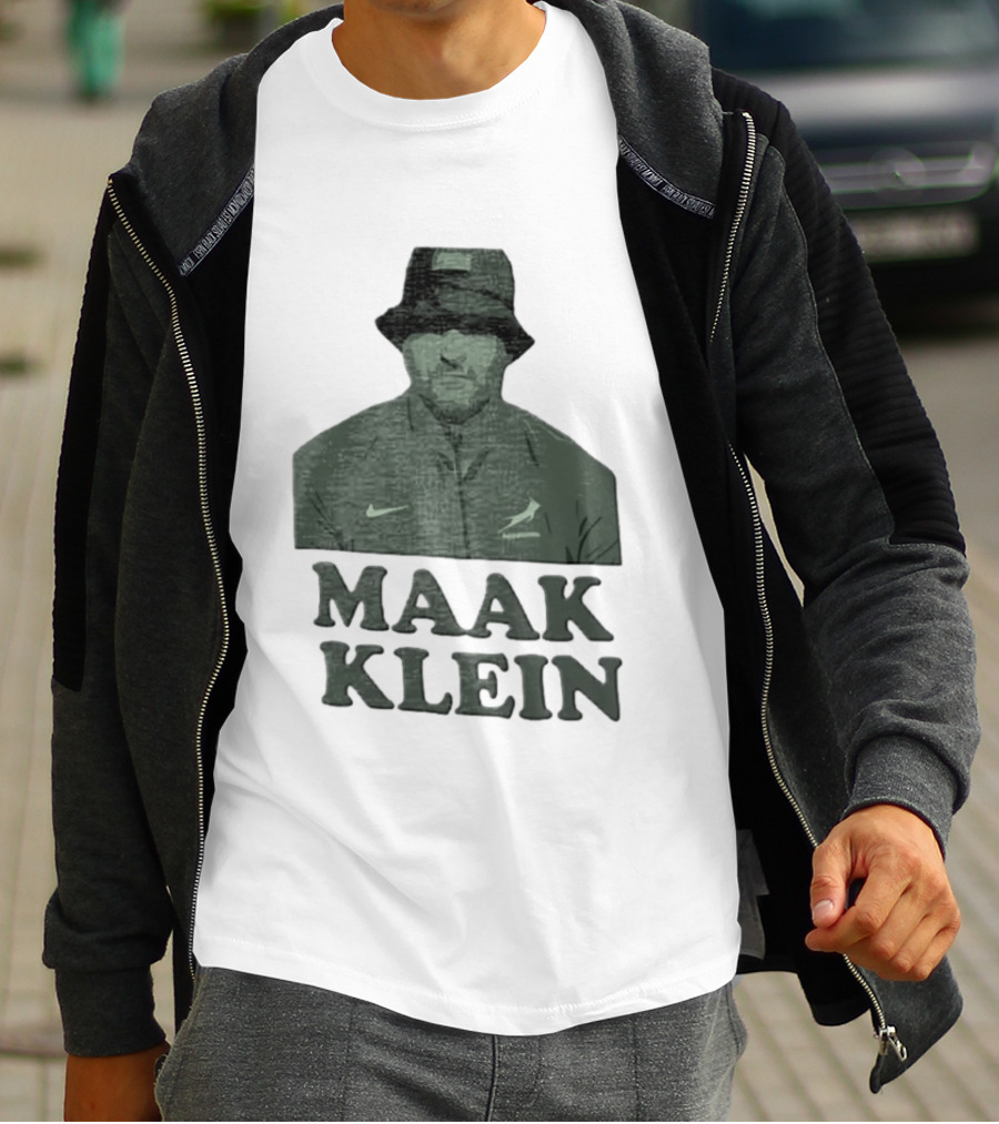 Rassie Erasmus South Africa Rugby Maak Klein Nike Jacket T-Shirt
