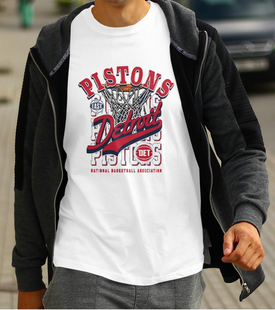 Detroit Pistons The East National Basketball Association Basketball T-Shirt