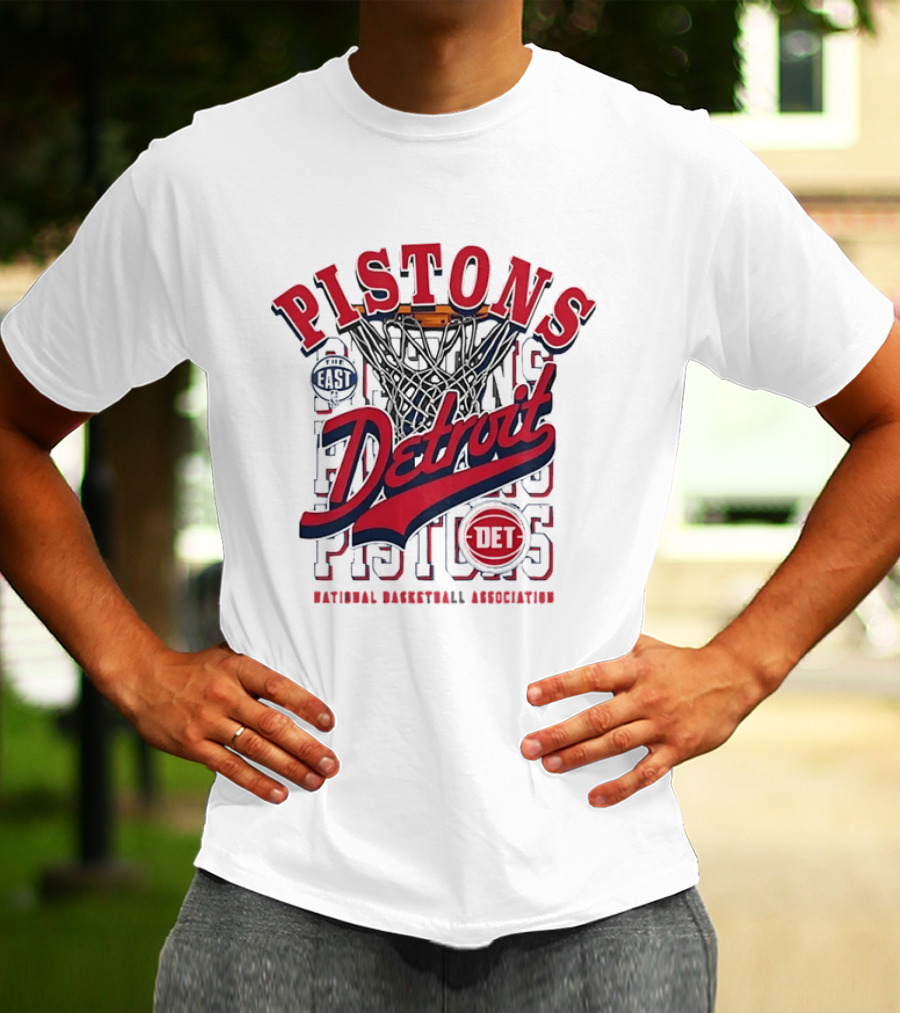 Detroit Pistons The East National Basketball Association Basketball T-Shirt