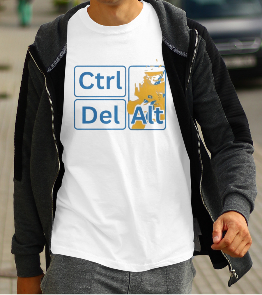 Los Angeles Football Ctrl Del Alt Gaming Keyboard Sports T-Shirt