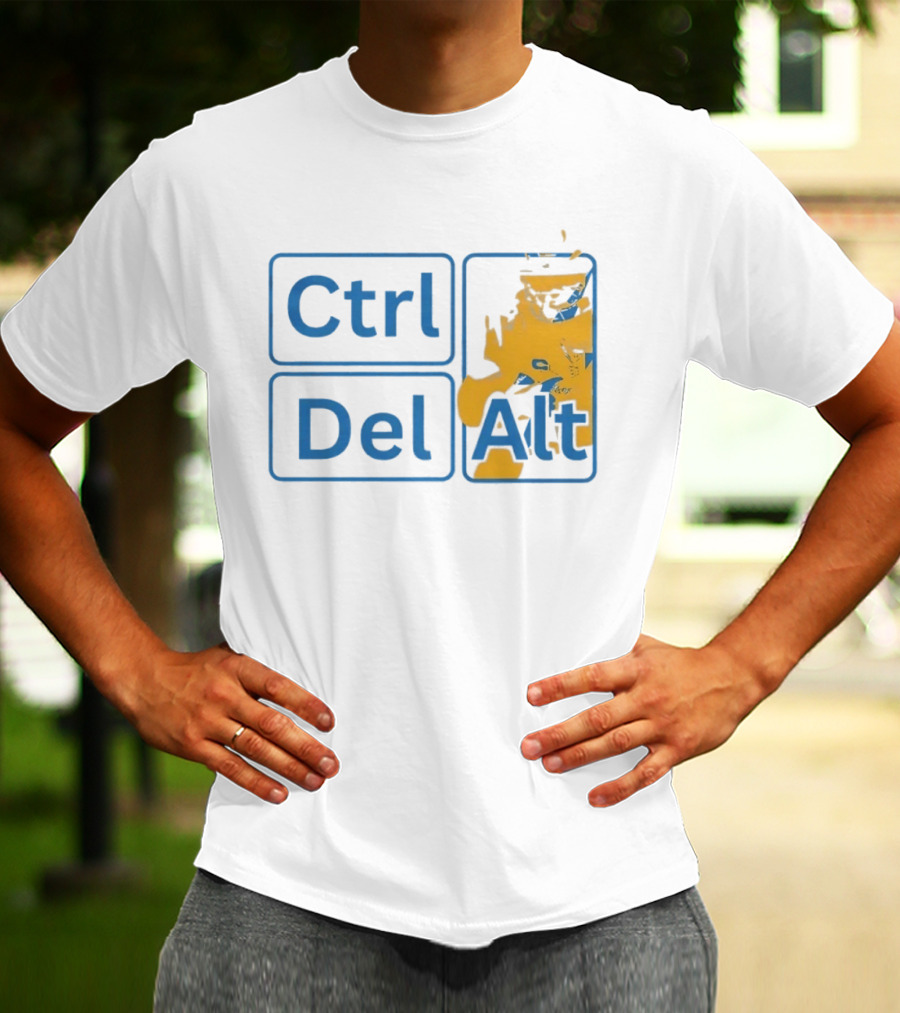 Los Angeles Football Ctrl Del Alt Gaming Keyboard Sports T-Shirt