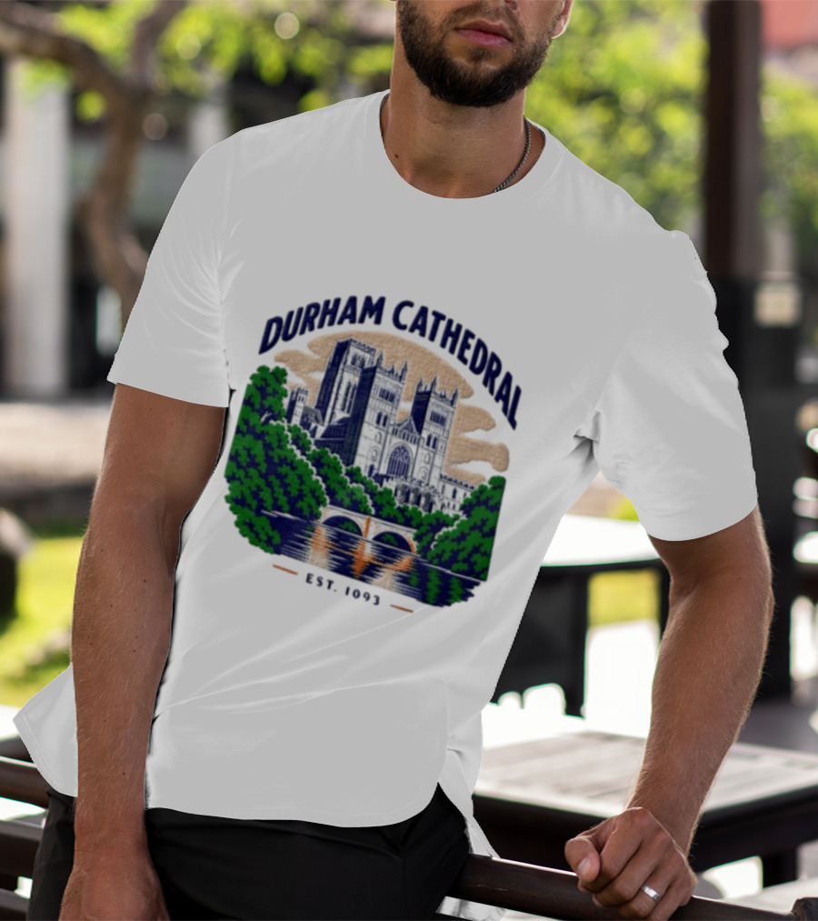 Durham Cathedral Est 1093 Iconic Landmark Travel Souvenir T-Shirt