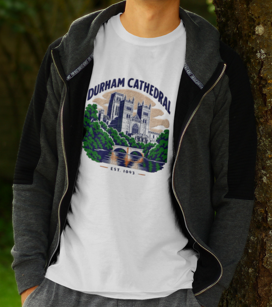 Durham Cathedral Est 1093 Iconic Landmark Travel Souvenir T-Shirt